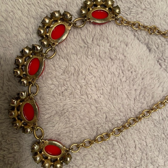 Stella & Dot Red Statement Necklace - Picture 2 of 3